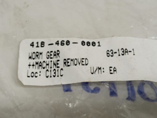 Worm Gear 63-13A-1