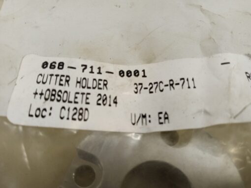Cutter Holder 37-27C-R-711