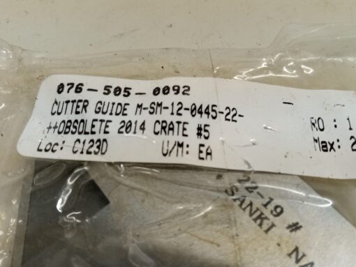 SANKI Cutter Guide M-SM-12-0445-22