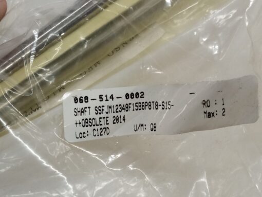 Shaft SSF JM12348F15B8P8T8-S15