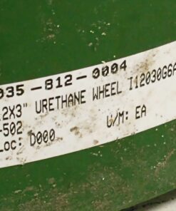 12X3" Polyurethane Wheel with Iron Center I12030G6A