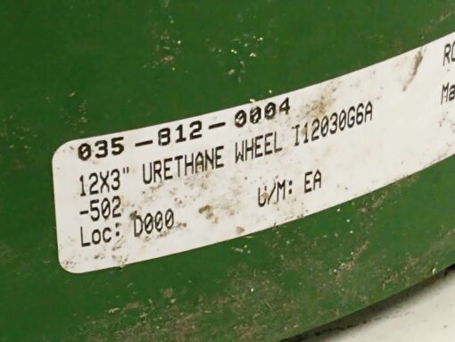 12X3" Polyurethane Wheel with Iron Center I12030G6A