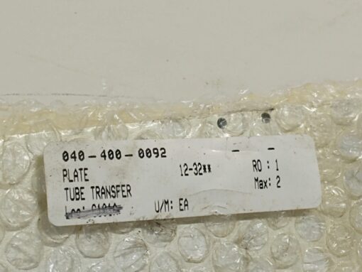 Tube Transfer Plate 12-32