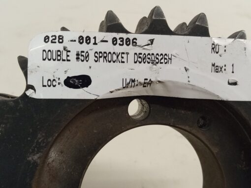 Double #50 Sprocket D50SDS26H