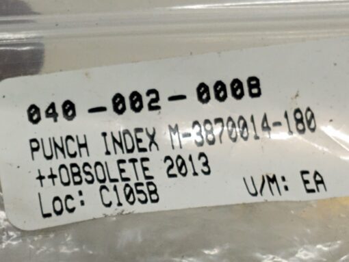 Punch Index M-3870014-180