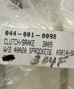 MACHIII Clutch/Brake With 2 40A20 Sprockets A3014-SRB