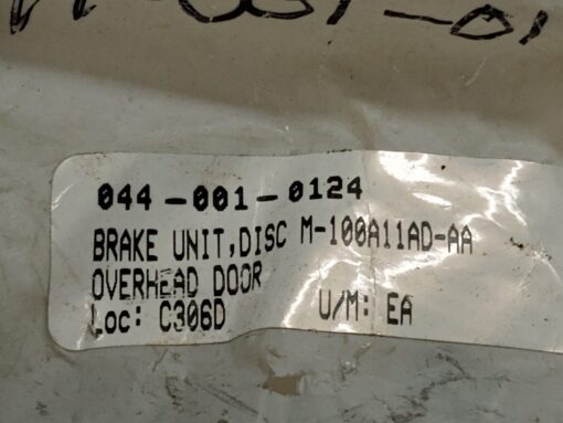 Brake Unit Disc M-100A11AD-AA