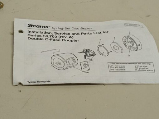 STEARNS Brake 105671105QF - Image 3