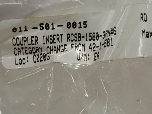 Coupler Insert RCSB-1580-3PN