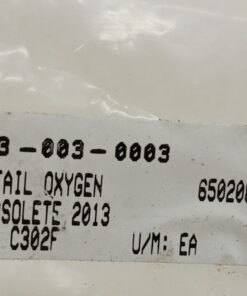 Oxygen Pigtail 650208