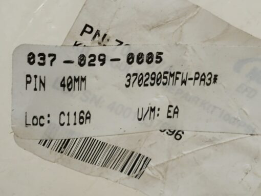 Pin 40Mm 3702905MFW-PA3