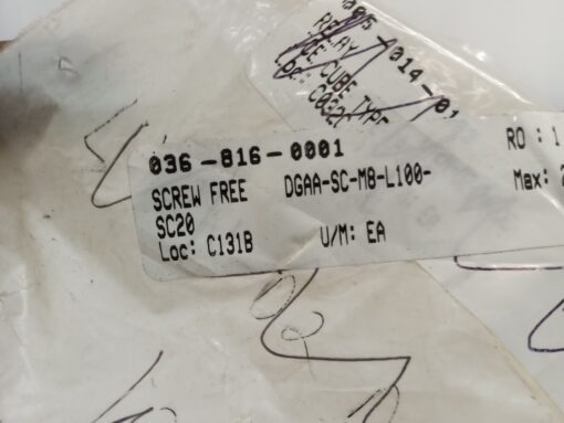 Free Screw DGAA-SC-M8-L100-SC20