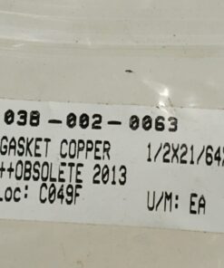 Copper Gasket 1/2X21/64X.07
