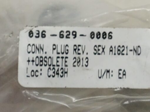 Conn. Plug A1621-ND