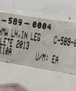 Pad Uhmw Lh, In Leg C-589-04