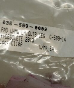 Pad Uhmw Outside Leg C-589-14