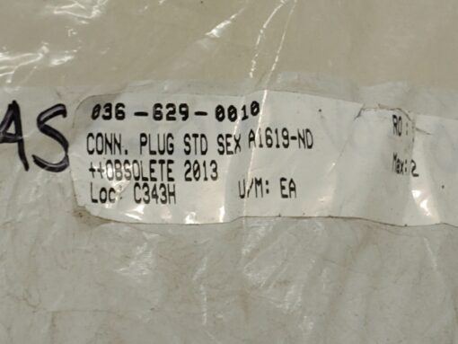 Conn. Plug Std Sex AI619-ND