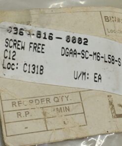 Screw Free DGAA-SC-M6-L58-S