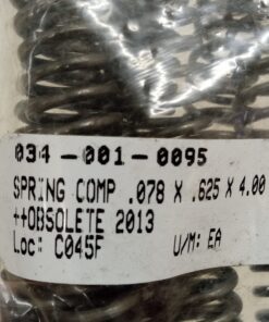 Spring Comp .078 X .625 X 4.00