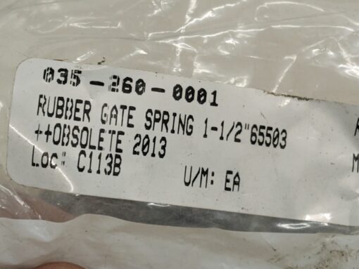 Rubber Gate Spring 1-1/2"65503
