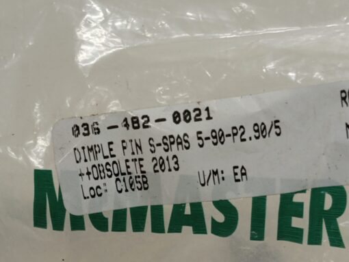 Dimple Pin S-SPAS 5-90-P2