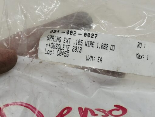 Spring Ext .105 WIRE 1.062 OD