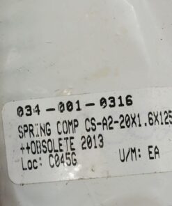 Spring Comp CS-A2-20X1.6X125