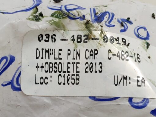 Dimple Pin Cap C-482-16