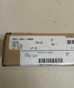 Allen-Bradley 1756-L63 B Controllogix 8Mb Memory Controller