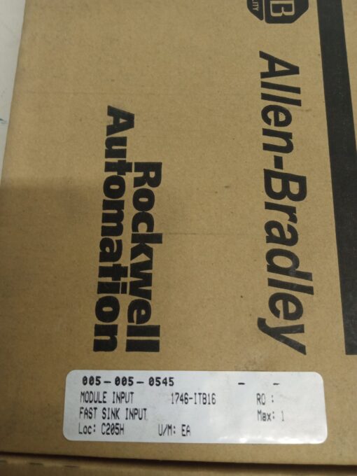 Allen-Bradley 1746-ITB16 SLC 500 Input Module