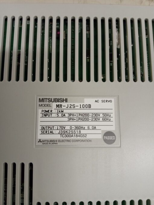 Mitsubishi Mr-J2S-100B Servo Amp *Repaired* - Image 2
