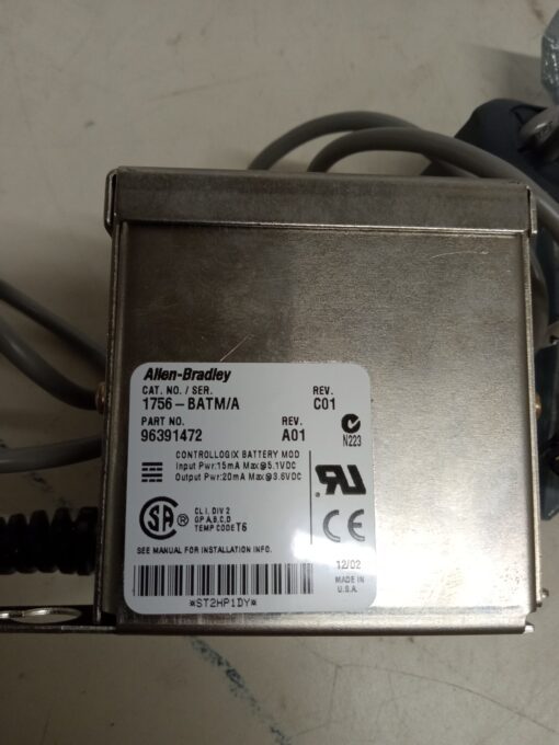 Allen-Bradley 1756-BATM/A Battery Module - Image 3