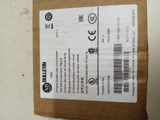 Allen-Bradley 140G-G2C3-C40 CIRCUIT BREAKER