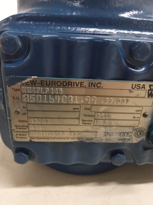 Sew-Eurodrive Kh47Lp145 *Repaired* - Image 2