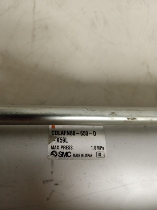 SMC CDLA2F80-650-D-K59L cyl, tie rod, locking, TIE ROD CYLINDER W/LOCK - Image 2
