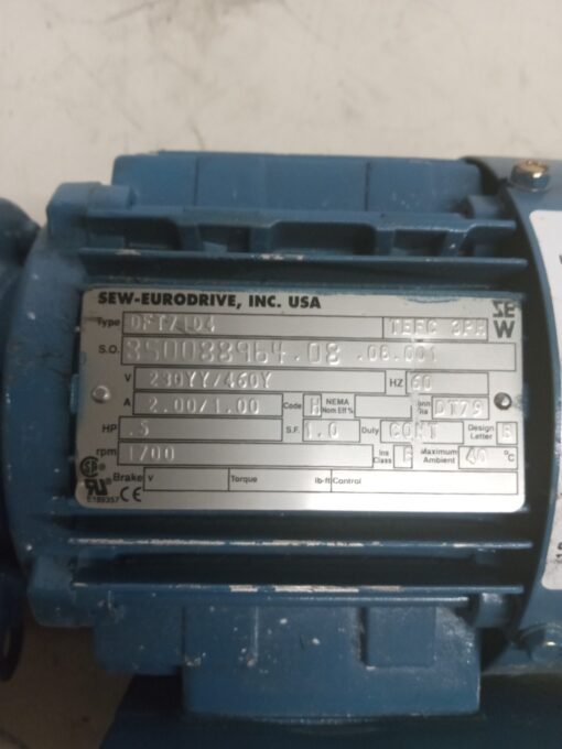 SEW-Eurodrive DFT71D4 Motor - Image 2
