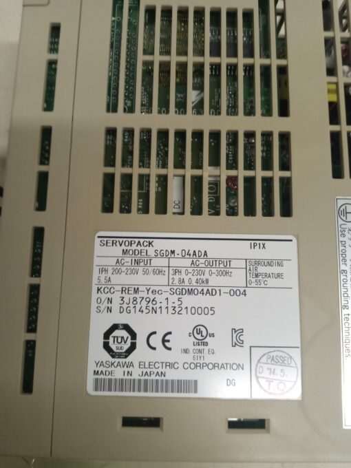 Yaskawa SGDM-04ADA Servopack - Image 3