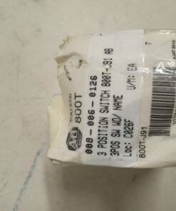 Allen-Bradley 800T-J91 AB 3 Position Switch