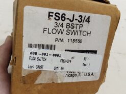 McDonnel & Miller FS6-J-3/4 Flow Switch