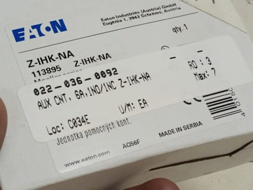 Eaton Z-IHK-NA Circuit Breaker