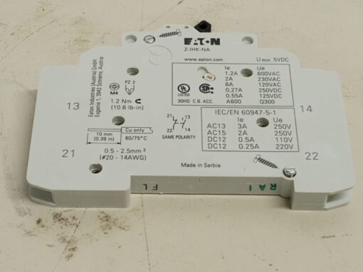 Eaton Z-IHK-NA Circuit Breaker - Image 2