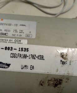 SMC CDG1FA100-170Z-K59L Round Pneumatic Cylinder