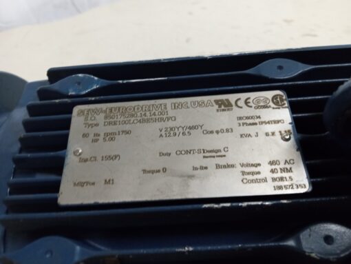 SEW-EURODRIVE DRE100LC4BE5HR/FG