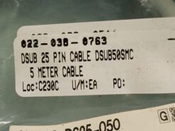SMC AXT100-DS25-050 5 Meter Cable