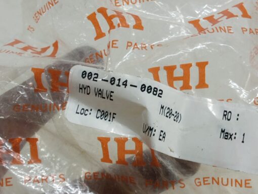 IHI M(20-20) HYD Valve
