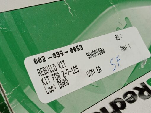 Asco Redhat 904001580 Rebuild Kit