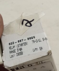 Fuji Electric Tr-O/Ul 5-8A Thermal Overload Relay