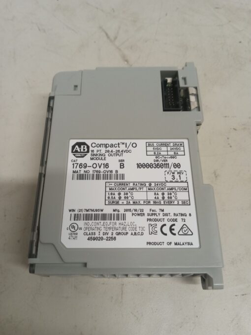 Allen-Bradley 1769-OV16 B Compact I/O Module - Image 2