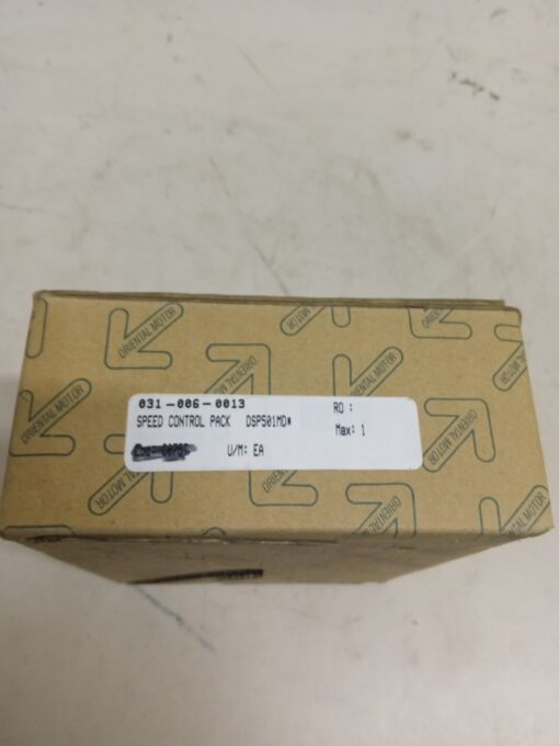 Oriental Motor DSP501M Speeder Controller