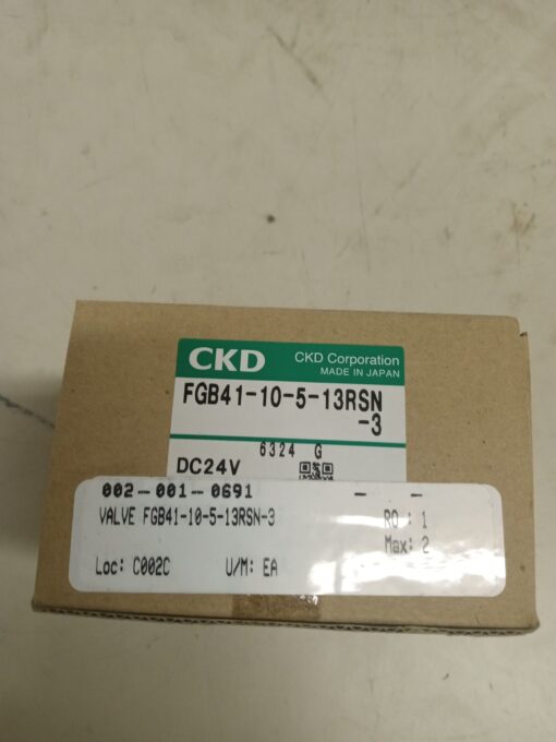 CKD FGB41-10-5-13RSN-3 Valve